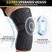 CAMBIVO 2 Pack Knee Braces for Knee Pain Women and Men Knee Compression Sleeve with PMMA Side Stabilizers and Patella Knee Pads Knee Support for Meniscus Tear Arthritis ACL Joint Pain Relief Running Volleyball (Black Grey L) Large Black Grey - Buy Online on GoSupps.com