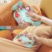 Wooden Hot Water Bottle with Soft Fleece Cover | 2 Litre Gingerbread Blue Hot Water Bag for Hot & Cold Compresses - International Shipping - Buy Online on GoSupps.com