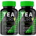 (2 Pack) Tea Burn Green Tea Supplement TeaBurn Capsules Tea Burn Add to Tea Supplement Green Tea Energy Support Supplement Women Men TeaBurn Maximum Strength Advanced Capsule Formula (120 Capsules)