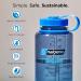 Nalgene WH Sustain Drinking Bottles - Clear 1L | Eco-Friendly Durable International Shipping Available - Buy Online on GoSupps.com