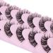 Natural Look Cluster False Lashes - Curly Fluffy Wispy Cat Eye Extensions - 8 Pairs - Buy Online on GoSupps.com