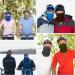 6 Pcs Winter Windproof Face Balaclava Cover UV Protection for Outdoor Sports in Coffee, Dark Grey, Army Green, Royal Blue, Light Grey, Sky Blue, Ice Silk - Buy Online on GoSupps.com