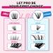 PRO Cluster Lashes 100 Pcs Lash Clusters 3D Fluffy DIY Eyelash Extension Individual Lashes Thin Band Easy to Apply at home Lashes (Trendy 10-16mix) 10-16 mix Trendy - Buy Online on GoSupps.com