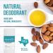 MagSol Organics Natural Deodorant for Women & Men - Rose & Jasmine Scent Aluminum Free Baking Soda Free Perfect for Ultra Sensitive Skin - Buy Online on GoSupps.com