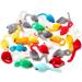 CHIWAVA 4.1'' Furry Cat Toy Mice Rattle - Interactive Play Assorted Color - 36PCS - Buy Online on GoSupps.com
