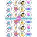 PRECUT 90's Edible Cupcake Toppers - Retro 90's Theme Premium Thickness SWEETENED VANILLA - wafer card disc cake decorations (Pack of 12) - Buy Online on GoSupps.com