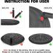 EVERYMILE Inflated Balance Board Wobble Cushion - Extra Thick Core Exercise & Physical Therapy Training for All Ages - Black - Buy Online on GoSupps.com