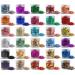 30-Color Metallic Foil Flakes for Resin Art, Nail Art & Jewelry Making - Buy Online on GoSupps.com