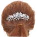 DOITOOL Pearl Headpiece Bridal Hair Comb Fashion Hair Comb Jeweled Hair Clips Pearl Hair Barrettes Wedding Rhinestone Hair Comb Hair Insertion Comb Silver Bride Accessories - Buy Online on GoSupps.com