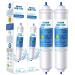 Water filter Refrigerator Replacement for Samsung DA29-10105J DA29-10105J Hafex/Exp DA99-02131B WSF-100 EF9603 Haier LG Inline water fiter 2 pieces of Golden Icepure RWF0300A 2 pieces (1 Pack)