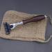 Haryali London 5-Piece Maroon Antique Shaving Kit with Black Badger Hair Brush, 3 Edge Razor, Bowl, Soap, and Alum Pencil - Ideal Men's Grooming Set - Buy Online on GoSupps.com