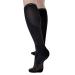 Copper Fit Energy Unisex Easy-On/Easy-Off Knee High Compression Socks Black 4X-Large-5X-Large