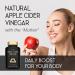 Apple Cider Vinegar Capsules with Mother - High Strength 90 Capsules 1800mg - Raw Unfiltered Apple Cider Vinegar Tablets - ACV Supplement for Women & Men - UK Keto Diet Friendly Pills That Work Fast - Buy Online on GoSupps.com