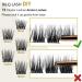 D-14mm B 42 Cluster Lashes | 72 Clusters | D Curl Individual Natural Eyelash Extensions - Soft & Fluffy DIY Lash Clusters - Buy Online on GoSupps.com