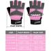 SATINIOR 3 Pairs Kids Half Fingerless Non-Slip Gel Sports Gloves for Cycling Biking - Pink/Grey/Black (5-9 Years) - Buy Online on GoSupps.com