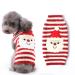 Hrttsy Christmas dog sweater winter warm dog cat sweater clothes pet dwarf costume puppy sweater sweater sweaters for small medium -sized dogs big dog pet sweater medium Santa Claus