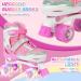 Light Up Roller Skates for Kids - Adjustable Size Pink Skates for Boys and Girls Beginners (10C-1Y) - Buy Online on GoSupps.com