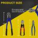 KOTTO Bolt Cutter Pliers Set Industrial Heavy Duty Soft Rubber 14" and Mini 8" Bolt Cutters 8" High Leverage Cable Cutter with Carrying Case Easily Cut Locks Barbed Wire Thick Wire - Buy Online on GoSupps.com