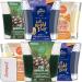 Glade Holiday Christmas Scented Candles 6 Assorted Seasonal Air Freshener Candle Jars Fall Night Pine Wonderland Pumpkin Latte Scents 3.4 Oz Each + Bonus Zompo-Z Tissues