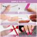 Kalolary 192-Piece Artificial Gradient Full Nails Set 12 Sizes Acrylic False Gel Tips & 24 Nail Glue Stickers for Perfect Manicures - Buy Online on GoSupps.com