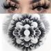 Mikiwi 25mm 6D Faux Mink Lashes - Dramatic and Fluffy Eyelashes for Halloween Party (7 Pairs) - 6DMIX1-7 - Buy Online on GoSupps.com