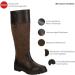 Suedwind Milford Allwetter Leather Boots | Waterproof Nubuk Outdoor Boots | Unisex Chocolate Brown 37 EU | Comfortable & Durable - Buy Online on GoSupps.com