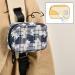 Shop Naanle Plaid Scottish Dog Pill Box - 7 Day Travel Organizer with Zipper | Compact Vitamin Supplement Case for International Shipping - Buy Online on GoSupps.com