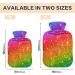 Buy Rainbow Glitter Star Galaxy Hot Water Bottle 2L - Ideal for Cramps & Pain Relief | Hot/Cold Compress for All Ages - Buy Online on GoSupps.com