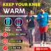 BLITZU Knee Braces for Men & Women - 2 Pack Compression Sleeves for Knee Pain Relief - Medium Size Black (1 Pair) - Buy Online on GoSupps.com