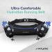 Fitletic Hydra 16 Hydration Belt with Water Bottle Holder, Pockets, and Gel Holder - L/XL Black & Blue - Buy Online on GoSupps.com