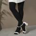 Thigh-High Compression Stockings 20-30 mmHg | Closed Toe | Medical Class 1 Support for Men & Women - Medium Black - Buy Online on GoSupps.com