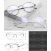 Shop Classic Round Metal Frame Retro Glasses - Clear Lens & Decorative Flat Mirror - International Shipping Available - Buy Online on GoSupps.com