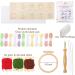 Cindeer 10 Pcs Glow in The Dark Food Series Punch Needle Embroidery Magnet Set with Patterns and Tools - Buy Online on GoSupps.com