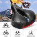BRGOOD Men's Bike Seat - Waterproof with Dual Shock Absorbing Balls, Memory Foam Padding - Universal Fit for Exercise Bike/Cruiser - 10.2x8.2 inches - Buy Online on GoSupps.com