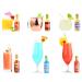 Thoughtfully Gifts Global Cocktail Mixers - 12 Pack (2.3 Oz Each) | Craft Cocktails at Home - Buy Online on GoSupps.com