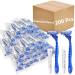 200 Pack Kheoxusa 3 Blade Disposable Razors - Individually Wrapped Perfect for Hotels Airbnb & Travel - Triple Blade Razors in Grey Blue - Buy Online on GoSupps.com