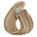 UGEAT Microring Extensions | Real Hair Light Brown & Gold Brown Highlight | 50cm #10/613 Micro Extensions for International Shipping - Buy Online on GoSupps.com