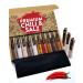 Timber Taste sharp salt & chili spices gift set 1200000 scoville - exquisite salts & chili spices from all over the world father's day gift - special spices gift set to men's day - 10 Set Salz & Chili - gift set