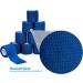 Preserce Care Self Adhesive Bandage Wrap - 2 Inch Elastic Medical Wrap | 12 Pack Blue | Ideal for International Shipping - Buy Online on GoSupps.com