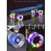 Merkapa 22 Complete Mini Cruiser Skateboard with LED Light up Wheels - Blue for Beginners, Youths, Boys, Kids - Buy Online on GoSupps.com