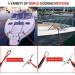 Bungee Dock Line Boat Accessories - 316 Stainless Steel Clip, Red (4ft & 6ft) - Ideal for Pontoon, Jet Ski, Kayak - Buy Online on GoSupps.com