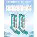 Buy Outdoormaster Children s Ski Socks 2-Pack - Merino Wool Winter Compression Thermal - Non-Slip Cuffs for Boys & Girls 36 Green | Ideal for Outdoor Adventures - Buy Online on GoSupps.com