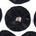 6 Pack Black Velvet Big Hair Scrunchies | Oversized Soft Hair Ties for Women | No Crease Hair Bands | Christmas Gift - Buy Online on GoSupps.com