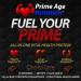 Prime Age Nutrition Fuel Your Prime Whey Protein Chocolate Flavor with CoQ10 and Magnesium Supports Circulation & Liver Function - Buy Online on GoSupps.com