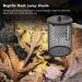 Reptile Heater Lampshade Metal Anti Scald Heat Lamp Guard Cage for Terrarium Turtles Chameleon Lizard Snake Black(#1) - Buy Online on GoSupps.com