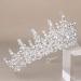Silver Tiara for Women - Vofler Princess Crown | Baroque Crystal Headband for Queen Bridal Wedding & Special Occasions - Buy Online on GoSupps.com