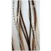 Buy Grizzly Extensions NEW 5 Individual Feather Extensions for Brown Hair Natural Look Fast Shipping Worldwide - Buy Online on GoSupps.com