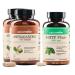 NatureWise (Pack of 2) Ashwagandha for Stress + GABA & L-Theanine - 60 Capsules 30-Day Supply + 1 5-HTP 200mg + Vitamin B6 - Non-GMO Vegan - 60 Capsules 60-Day Supply