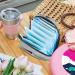 Ananas Beach Portable Menstrual Cup Storage Bag - Stylish Zipper Pouch for Women Teens & Girls - Buy Online on GoSupps.com