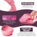 CHEEKYCHOPS 9 PCS Baby Weaning Set & Ebook Includes Baby Plate Adjustable Bib Cup Recipe Ebook Suction Baby Bowl and Spoon Baby weaning Set Baby Pink - Buy Online on GoSupps.com